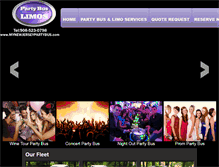 Tablet Screenshot of mynewjerseypartybus.com